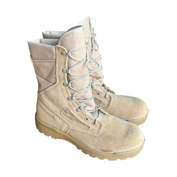 Genuine US Army Belleville HW-FR Desert Combat Boots NWOB Mens 11W 2013 Vibram main image 4